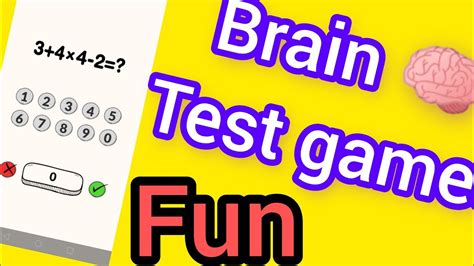 Brain Test Game Is Fungameplay Android Games Play Youtube