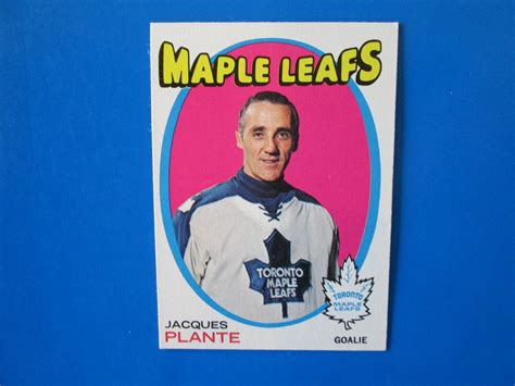 Jacques Plante Ungraded 1971 Topps