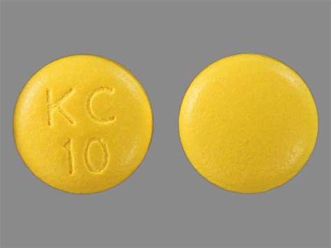 Kc 10 Pill Yellow Round 13mm Pill Identifier