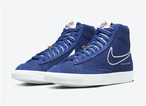 Nike Blazer Mid 77 First Use Deep Royal Blue Dc3433 400 Release Date Sbd