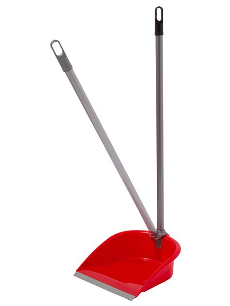 Folding Long Handle Dust Pan With Rubber Luxor Cleaning