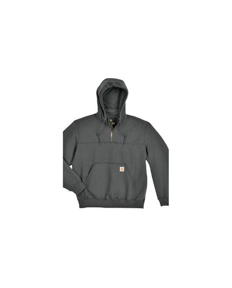 Carhartt Mens Paxton Mock Neck Zip Hoodie Big And Tall Fort Brands