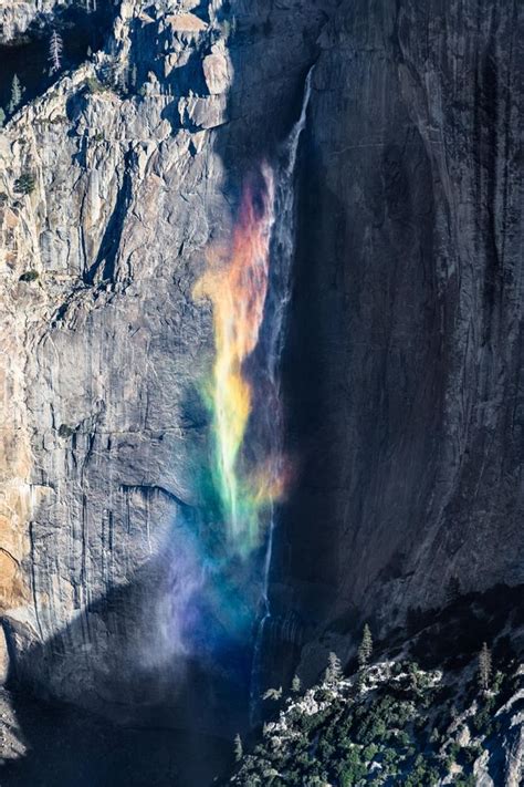 Incredible Rainbow Waterfall Appears In California In Magical Natural