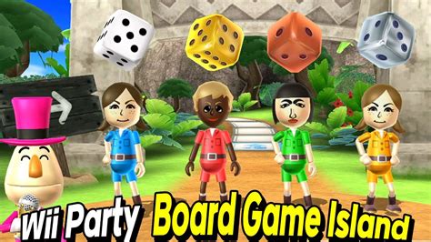 wii party board game island gameplay lucia vs stephanie vs marisa vs lucia master com wii