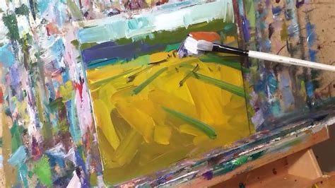 How To Paint An Impressionist Landscape Field In Oils Oil Painting