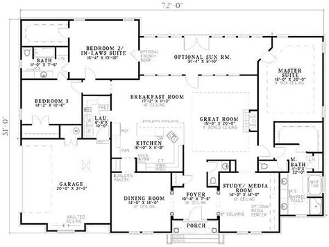 House plans with 2 master suites allow children to have their own private spaces. Luxury Ranch Style House Plans with Two Master Suites ...