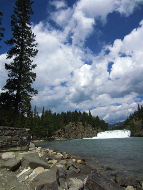Bow Falls In Banff Alberta Canada Travel American National Parks