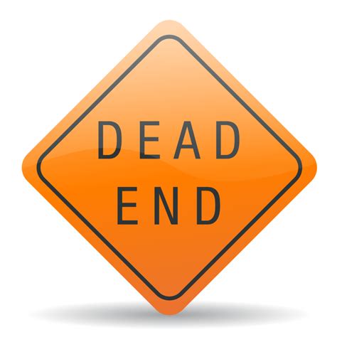 Dead End Sign 101965 Free Svg Download 4 Vector