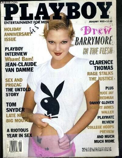 Playboy Volume N January Drew Barrymore In The Flesh Holiday Anniversary