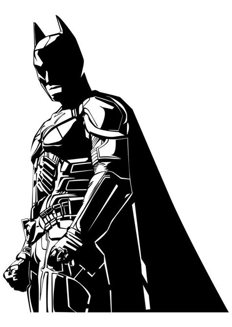 Batman Clipart Black And White Batman By Sidbe D4k2rq5 Batman Cartoon