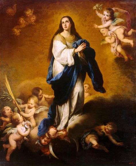 The Immaculate Conception Oil On Canvas 1645 1655 Bartolome