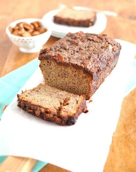 A very special banana bread indeed. Banana Bread with Streusel Topping - 24 Carrot Kitchen