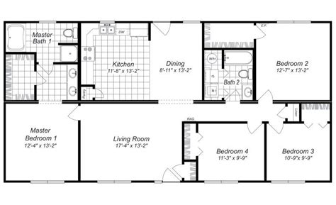 Cool 4 Bedroomed House Plans New Home Plans Design