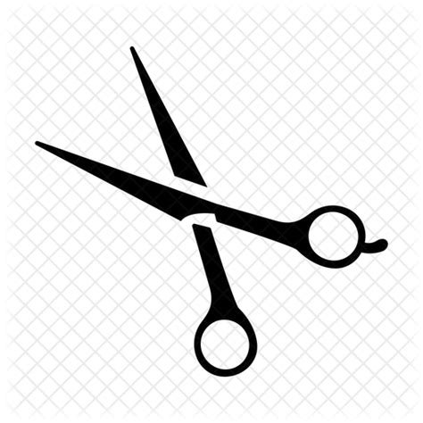 Hair Scissor Icon Download In Glyph Style