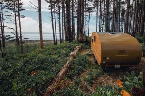 Book a cabin book a yurt. This off-grid caravan offers escape into the magical Hoh ...