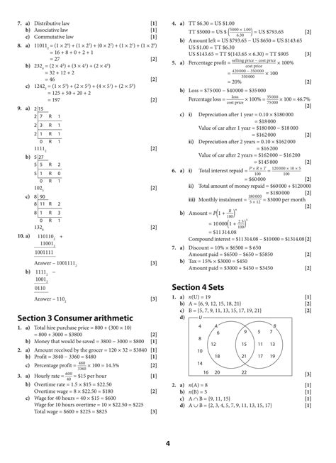 Solution Csec Maths Workbook Answers Studypool