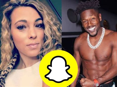 Antonio Brown Suspended From Snapchat For Posting Chelsie Kyriss