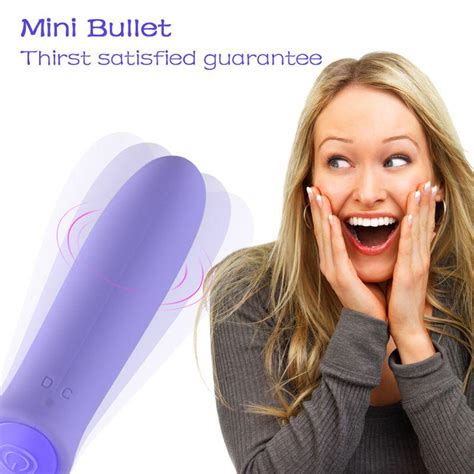 Buy Bullet Vibrator Mini Clitorial Stimulator Silicone Rechargeable 7 Speeds Waterproof G Spot