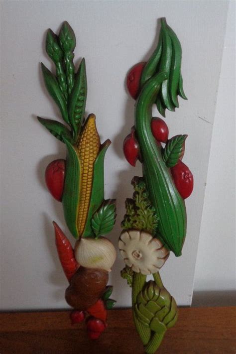Mid Century Sexton Vegetable Metal Art Wall By Vlccollectables Metal Art Hanging Wall Art