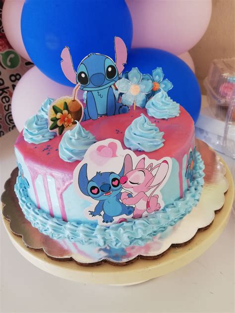 Lilo And Stitch Cake Comida Bizcocho Cumpleaños
