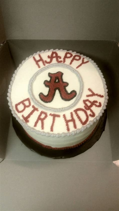 Alabama Birthday Cake Birthday Cake Football Cake Alabama Birthday