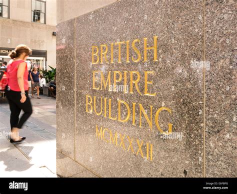 Cornerstone Marker British Empire Building 1932 Rockefeller Center
