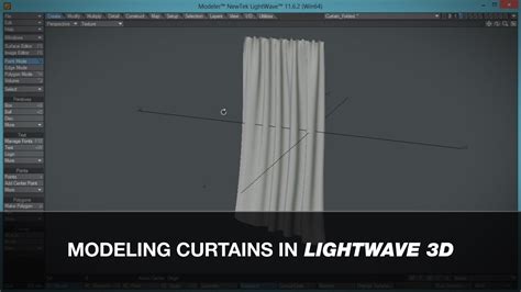 Modeling Curtains In Lightwave 3d Youtube