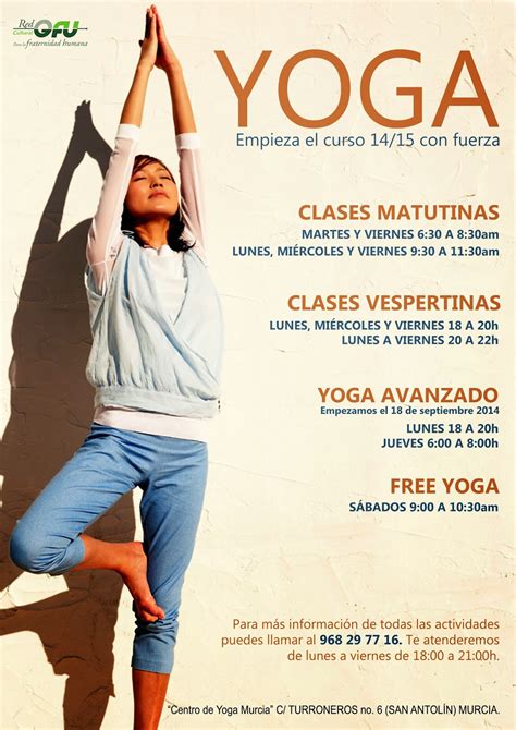 Centro De Yoga Murcia Clases De Yoga Curso 1415