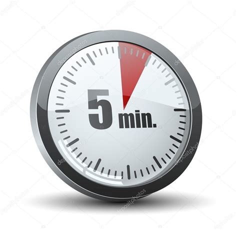 This 27 minute timer is very easy to start, just click the start button and go about your business. 5 minuten timer — Stockvector © Yuriy_Vlasenko #47725713