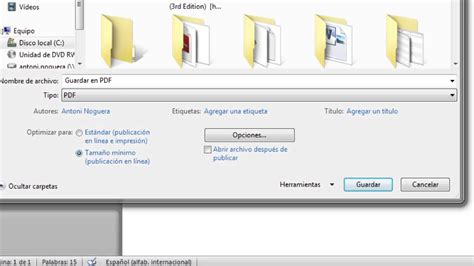 Cómo Guardar Un Documento Word En Formato Pdf Youtube