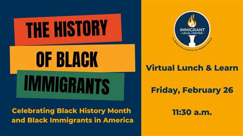 February 26 Lunch And Learn Celebrating Black History Month And Black