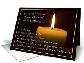 Memory cards are small storage medium that stores memory backup of photos, videos, music and other documents. In Memory of Husband on his Birthday Cards Paper card (408636)