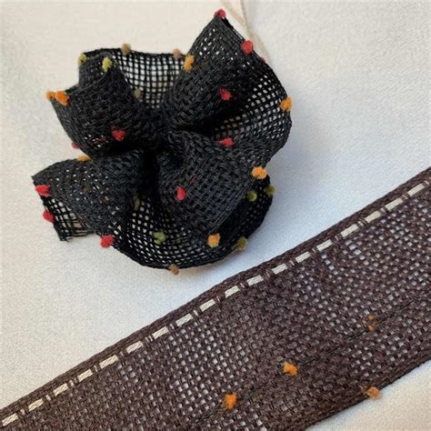 Japanese Linen Flower Ribbon