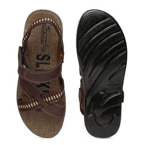Buy Paragon Slickers Mens Brown Slippers Online ₹309 From Shopclues