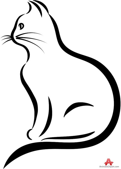 Cat Silhouette Clip Art Clip Art Library