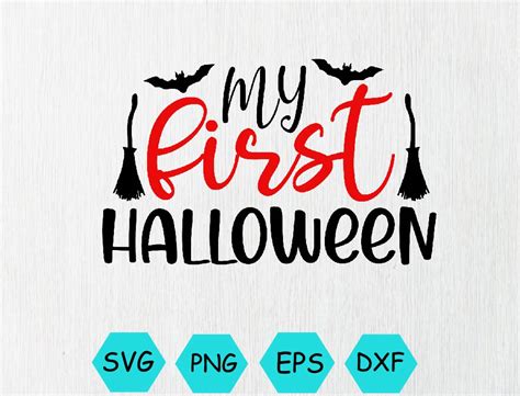 My First Halloween Svg Design Svg Eps Png Dxf Digital Download Hungrysvg