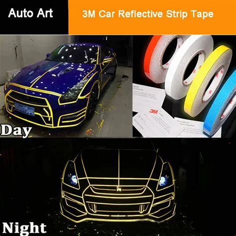 Reflective Strips Luminous Tape Decal Vinyl Film 3m Car Reflective