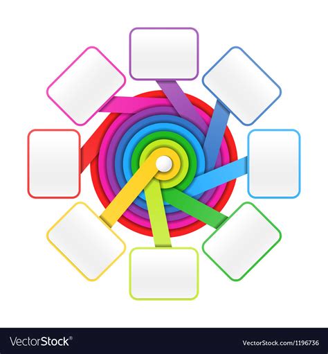 Eight Elements Circle Royalty Free Vector Image