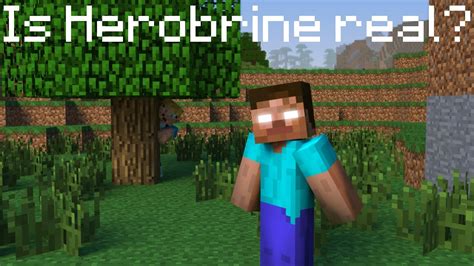 Is Herobrine Real Youtube