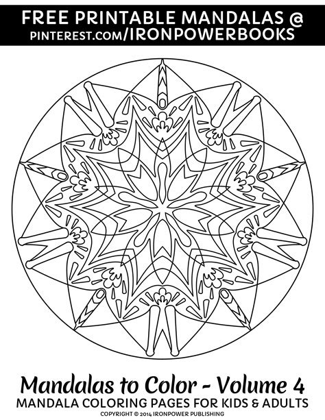 Coloring is a therapeutic activity that has been enjoyed for centuries by children as a fun and creative way to. Free Printable Mandala Coloring Pages for Stress Relief or ...