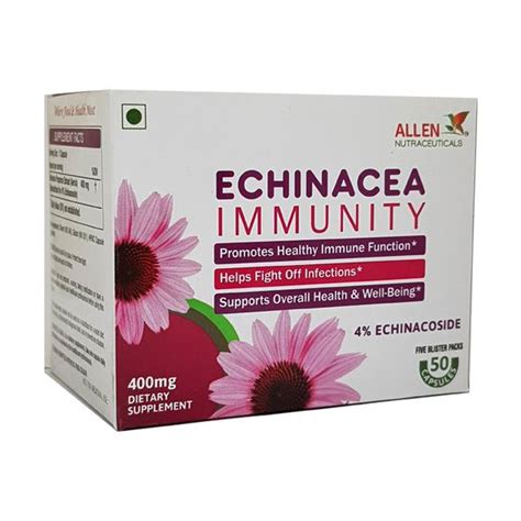 buy allen nutraceutical echinacea immunity 400 mg capsule 50 s online at best price homeopathy