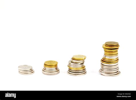 Coin Stacks Stock Photo Alamy