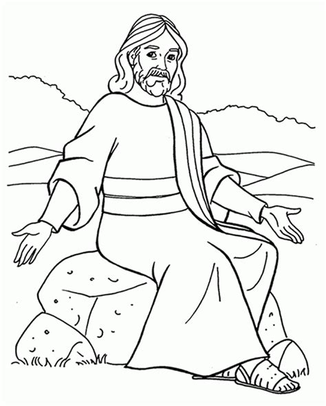 Jesus christ coloring printable page for kids. Jesus Parables For Kids - Coloring Home