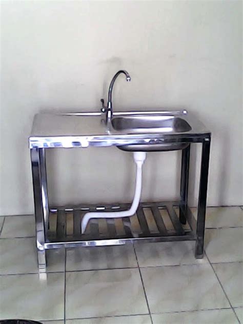 Tempat Cuci Piring Portable Aluminium - Desain Rumah