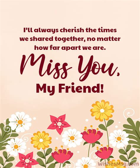 90 Miss You Quotes And Messages For Friends Wishesmsg