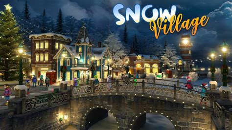 Snow Village 3d Live Wallpaper And Screensaver Youtube