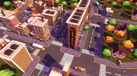Urban Neighbourhood Scene Buy Royalty Free 3d Model By Polygrade3d