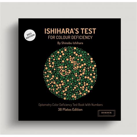 Ishiharas Test Chart Books For Color Deficiency 14 Plates With Manual