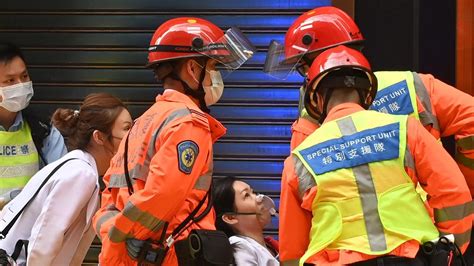 Hong Kong World Trade Centre Fire Leaves More Than 100 People Trapped