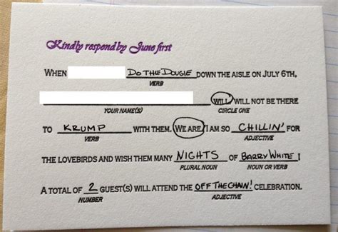 Friendshipfunny Wedding Rsvp Card Ideas Together With Funny Rsvp Card